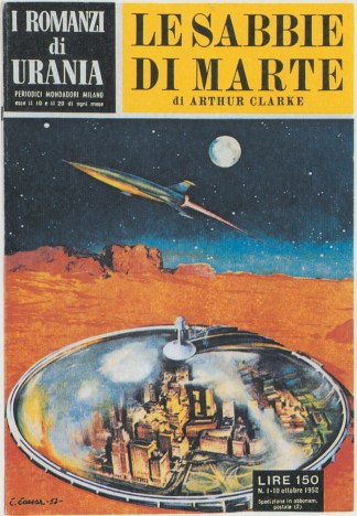 Cover of the first novel from the book series I Romanzi di Urania