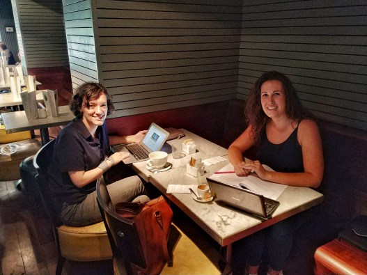 Al lavoro insieme a MJ Ferrada, Santiago